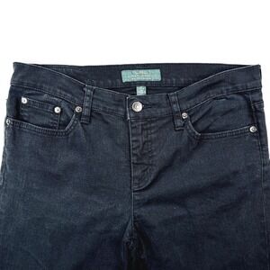 Lauren Jeans Co, Black Denim Pants Women's Cropped Jeans Ladies, Sz 8